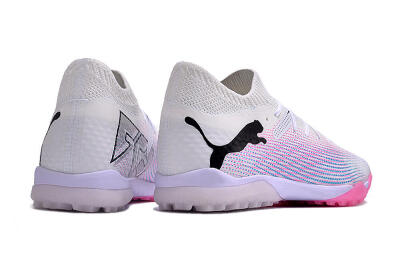 Puma Future 7 Ultimate TF Low-Tops Football Shoes - White/Pink/Blue/Black