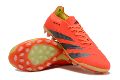 Adidas Predator 24 Elite AG Low-Tops Football Boots - Red/Silver/Yellow