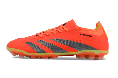 Adidas Predator 24 Elite AG Low-Tops Football Boots - Red/Silver/Yellow