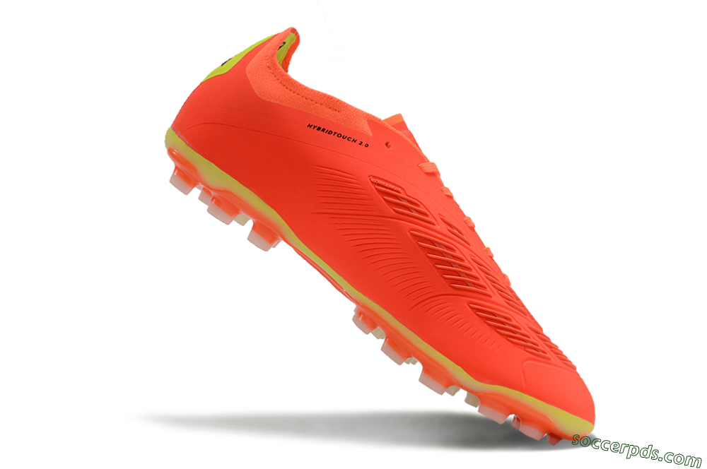 Adidas Predator 24 Elite AG Low-Tops Football Boots - Red/Silver/Yellow 4