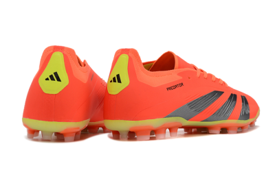Adidas Predator 24 Elite AG Low-Tops Football Boots - Red/Silver/Yellow