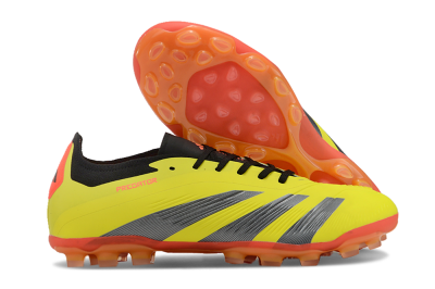 Adidas Predator 24 Elite AG Low-Tops Football Boots - Yellow/Silver/Red