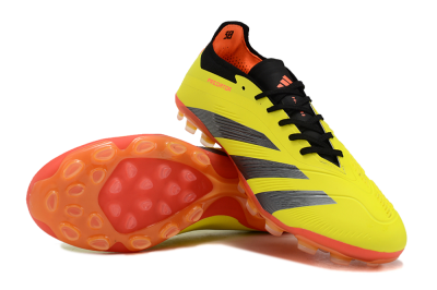 Adidas Predator 24 Elite AG Low-Tops Football Boots - Yellow/Silver/Red