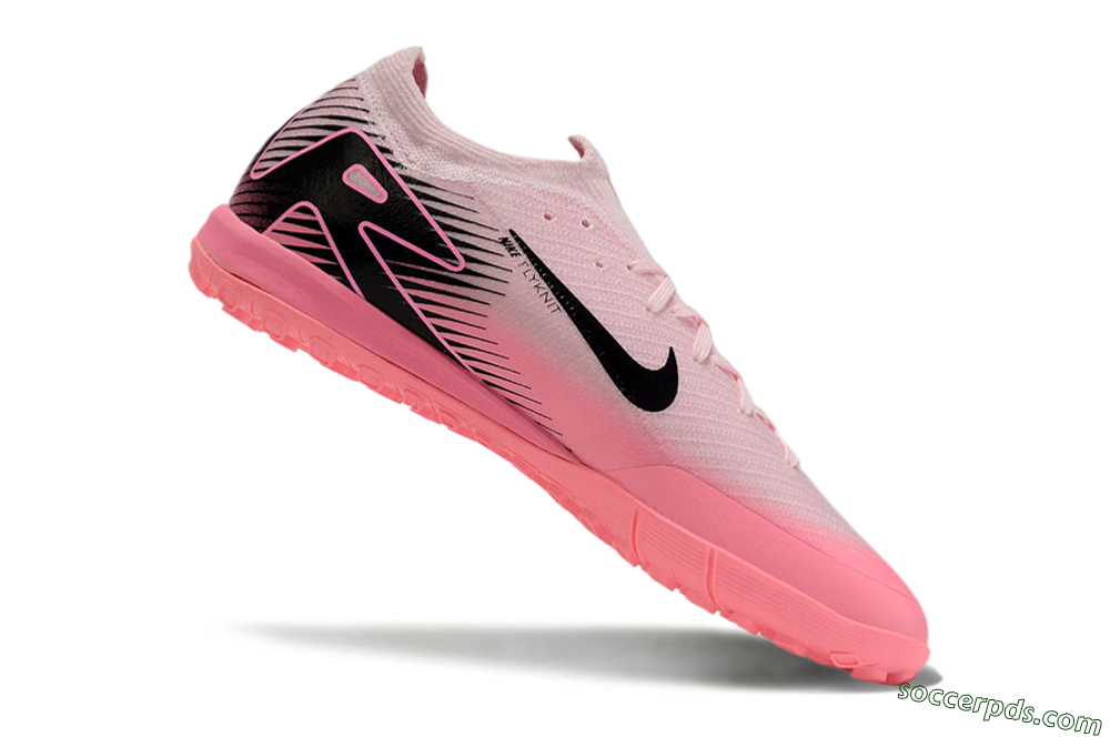 Nike Air Zoom Mercurial Vapor 16 Elite TF Low-Tops Football Shoes - Pink/White 4