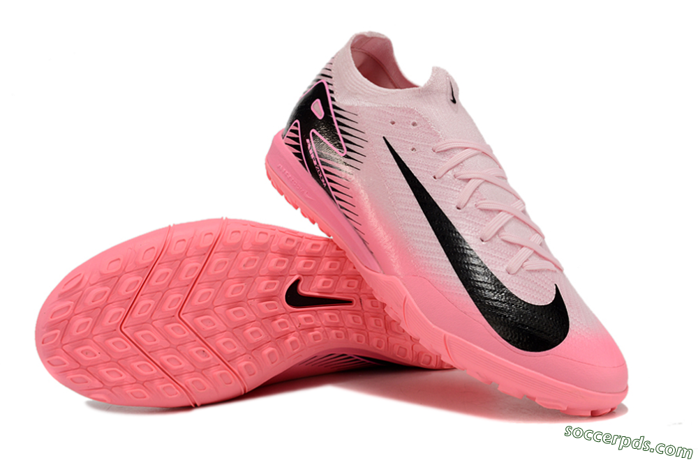 Nike Air Zoom Mercurial Vapor 16 Elite TF Low-Tops Football Shoes - Pink/White 3