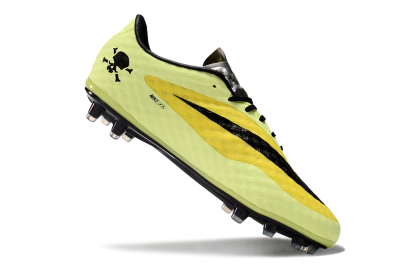 Nike Hypervenom Phantom FG Low-Tops Football Boots - Yellow/Black/Silver