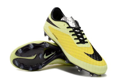 Nike Hypervenom Phantom FG Low-Tops Football Boots - Yellow/Black/Silver