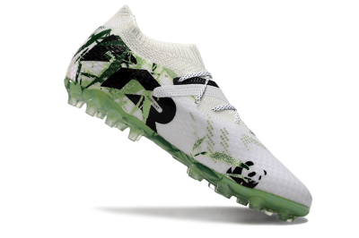 Puma Future Ultimate MG Low-Tops Football Boots - White/Black/Green