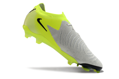 Nike Phantom GX Elite FG Low-Tops Football Boots - Grey/Yellow/Black