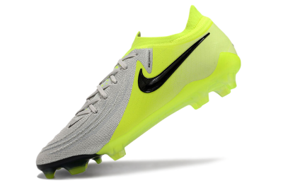 Nike Phantom GX Elite FG Low-Tops Football Boots - Grey/Yellow/Black