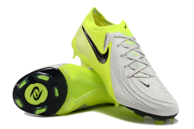 Nike Phantom GX Elite FG Low-Tops Football Boots - Grey/Yellow/Black