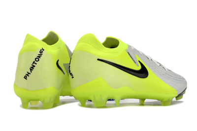 Nike Phantom GX Elite FG Low-Tops Football Boots - Grey/Yellow/Black