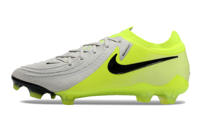 Nike Phantom GX Elite FG Low-Tops Football Boots - Grey/Yellow/Black