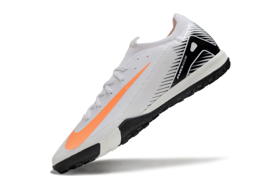 Nike Air Zoom Mercurial Vapor 16 Elite TF Low-Tops Football Shoes - White/Orange/Black