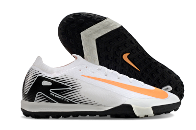 Nike Air Zoom Mercurial Vapor 16 Elite TF Low-Tops Football Shoes - White/Orange/Black