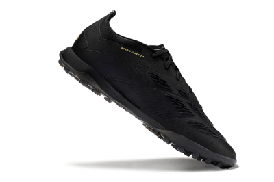 Adidas Predator 24 Elite TF Low-Tops Football Shoes - Black/Silver/Yellow