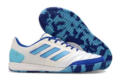 Adidas Top Sala Competition IC Low-Tops Football Shoes - White/Blue/Beige