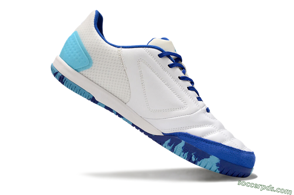 Adidas Top Sala Competition IC Low-Tops Football Shoes - White/Blue/Beige 4