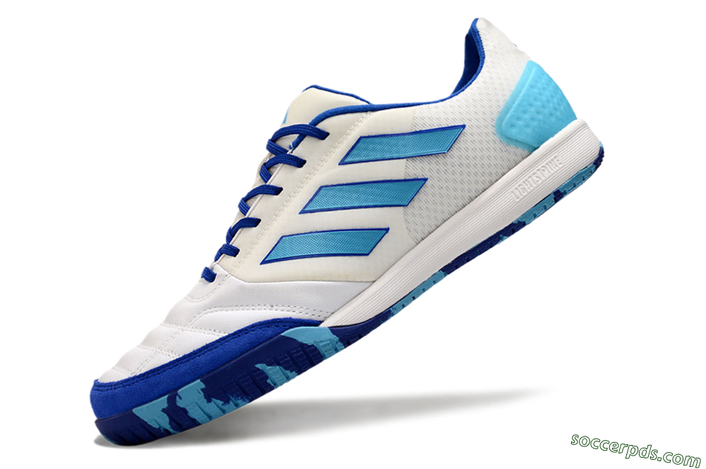 Adidas Top Sala Competition IC Low-Tops Football Shoes - White/Blue/Beige 5