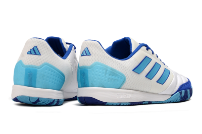 Adidas Top Sala Competition IC Low-Tops Football Shoes - White/Blue/Beige