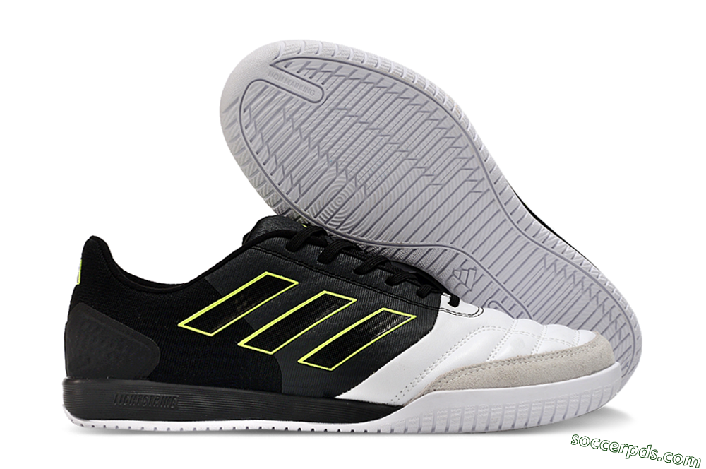 Adidas Top Sala Competition IC Low-Tops Football Shoes - White/Black/Yellow 1
