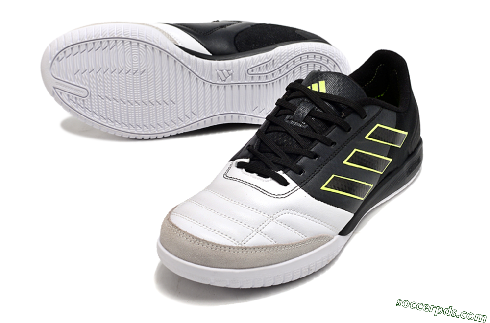 Adidas Top Sala Competition IC Low-Tops Football Shoes - White/Black/Yellow 3