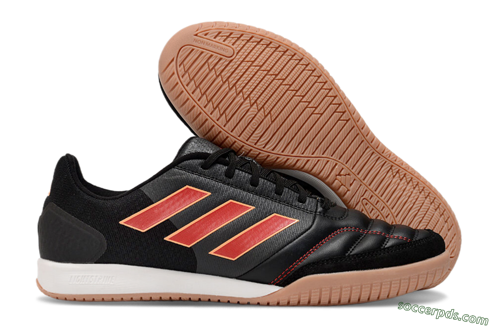 Adidas Top Sala Competition IC Low-Tops Football Shoes - Black/Red/White 1