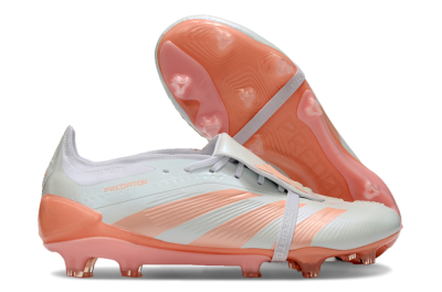 Adidas Predator Elite Foldover Tongue FG Low-Tops Football Boots - Beige/white/Orange