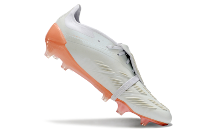 Adidas Predator Elite Foldover Tongue FG Low-Tops Football Boots - Beige/white/Orange