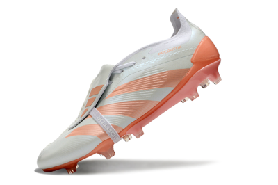 Adidas Predator Elite Foldover Tongue FG Low-Tops Football Boots - Beige/white/Orange