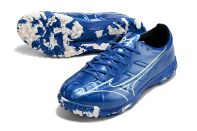 Mizuno Monarcida Alpha TF Low-Tops Football Shoes - Blue/White/Yellow