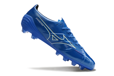 Mizuno Monarcida Alpha FG Low-Tops Football Boots - Blue/White/Yellow