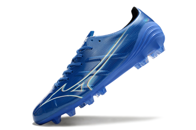 Mizuno Monarcida Alpha FG Low-Tops Football Boots - Blue/White/Yellow