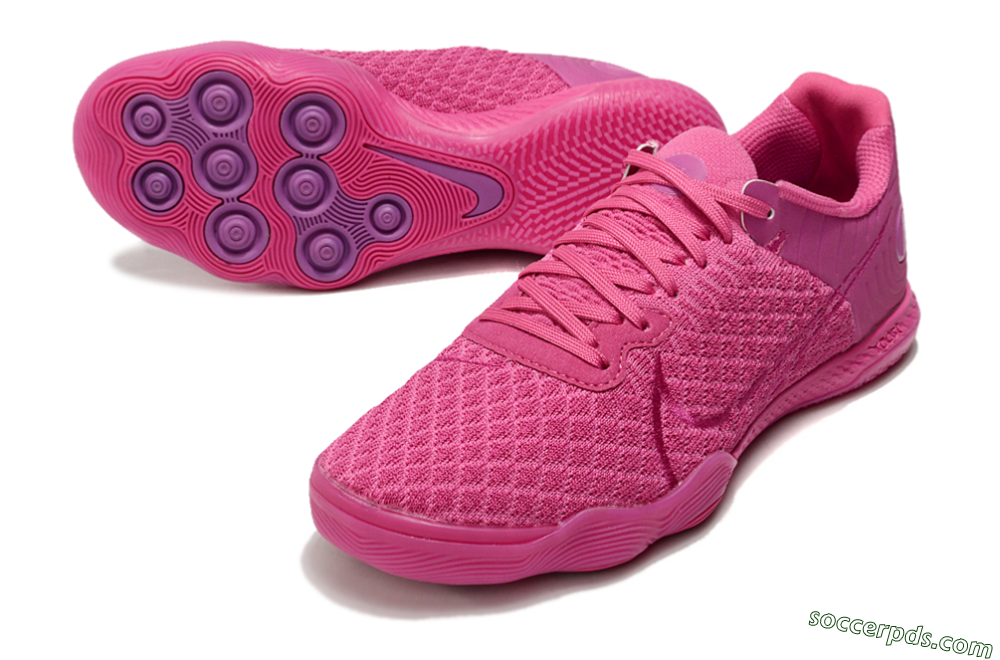 Nike React Gato IC Low-Tops Football Shoes - Pink/Purple 3