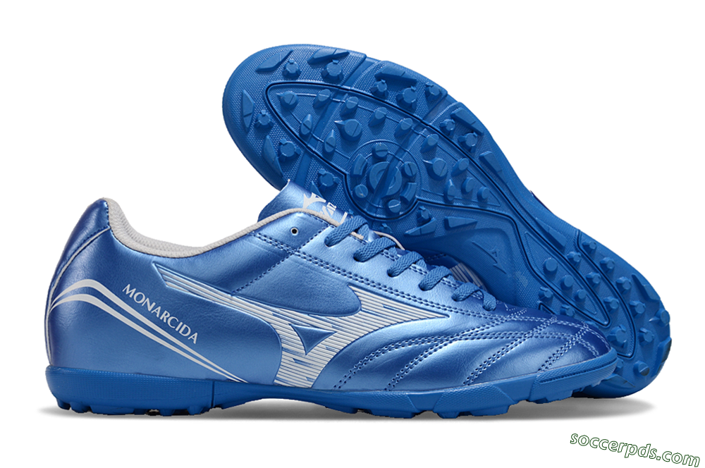 Mizuno Monarcida Neo TF Low-Tops Football Shoes - Blue/White 1