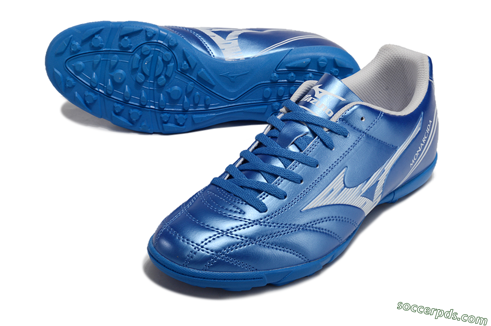 Mizuno Monarcida Neo TF Low-Tops Football Shoes - Blue/White 3