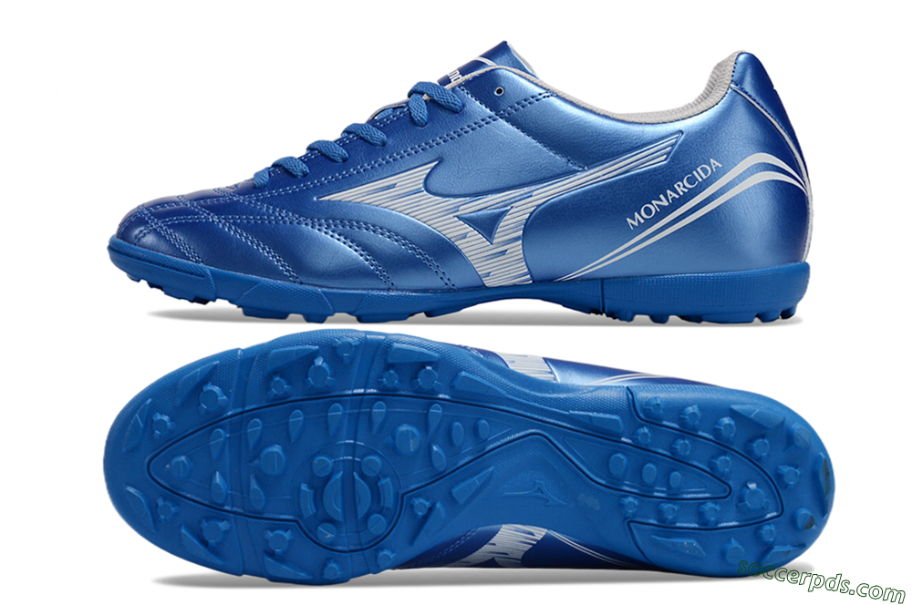 Mizuno Monarcida Neo TF Low-Tops Football Shoes - Blue/White 0