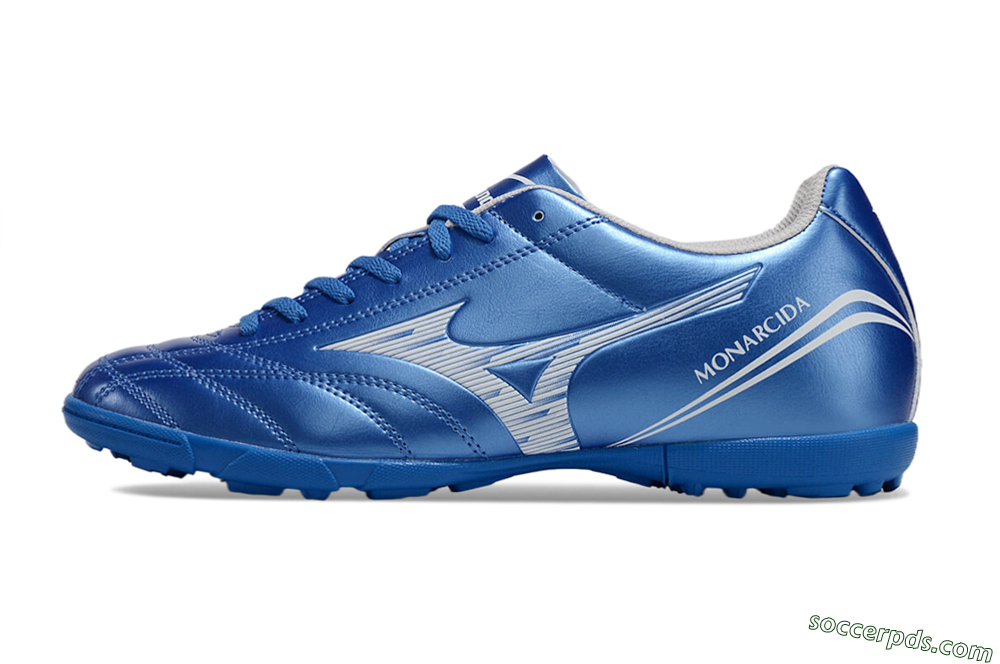 Mizuno Monarcida Neo TF Low-Tops Football Shoes - Blue/White 2