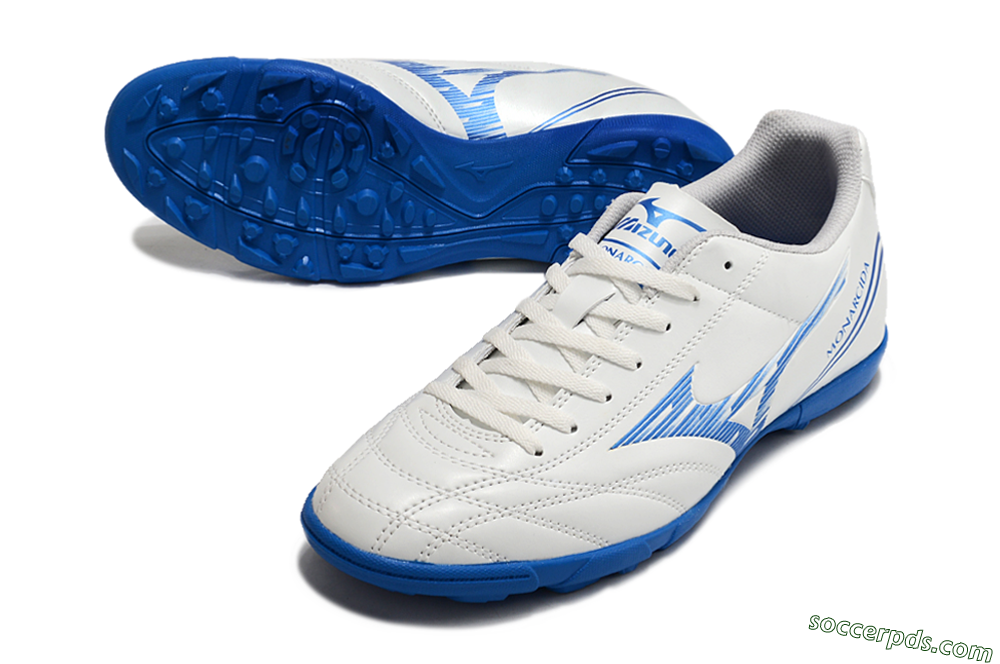 Mizuno Monarcida Neo TF Low-Tops Football Shoes - White/Blue 3