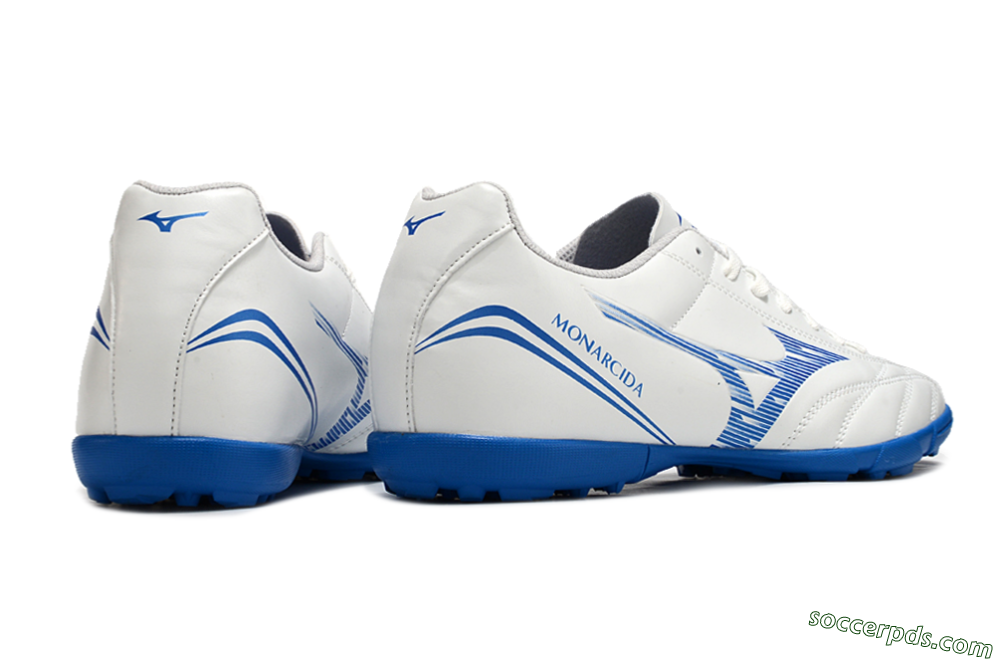 Mizuno Monarcida Neo TF Low-Tops Football Shoes - White/Blue 6