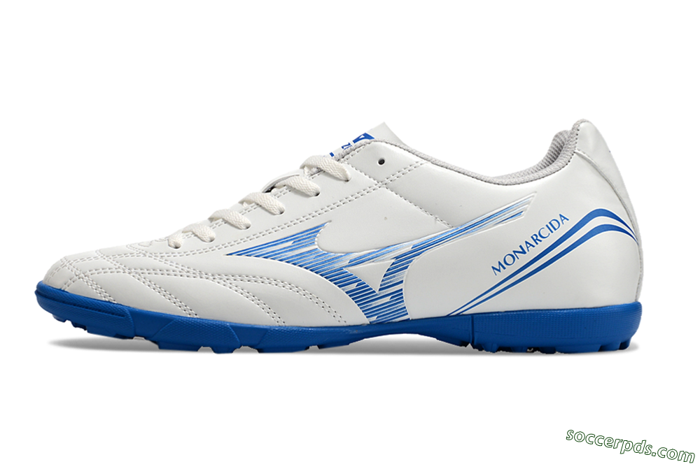 Mizuno Monarcida Neo TF Low-Tops Football Shoes - White/Blue 2