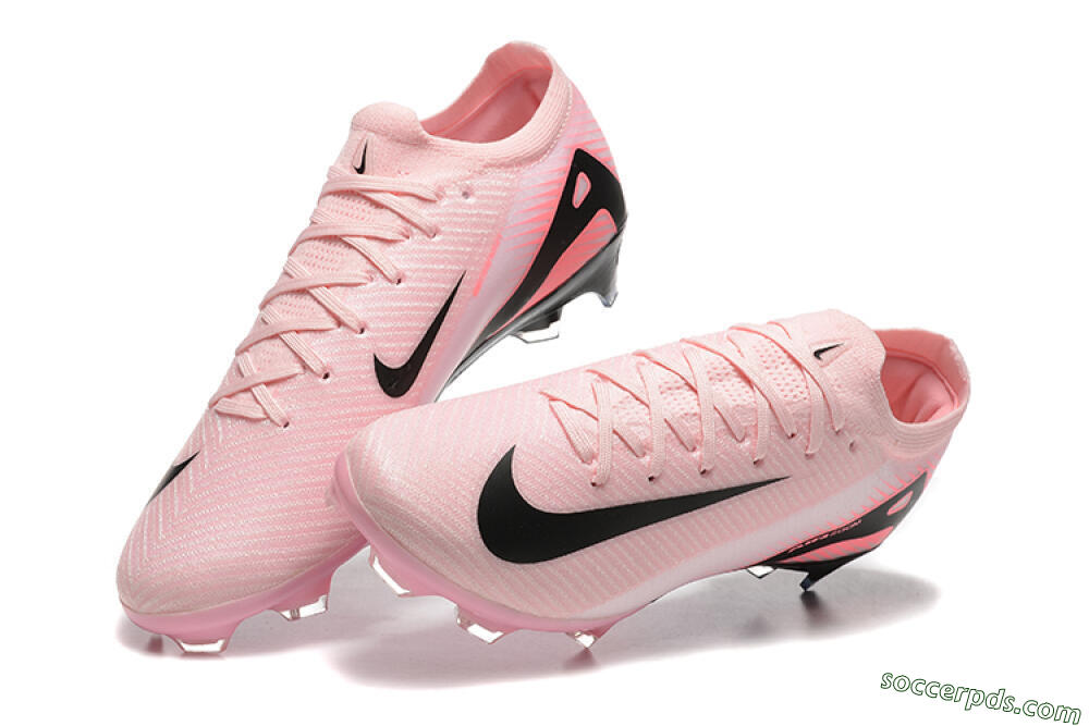 Nike Air Zoom Mercurial Vapor 16 Elite FG Low-Tops Football Boots - Pink/Black 5