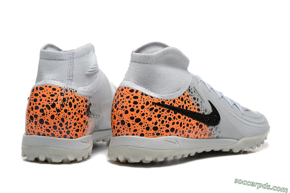 Nike Phantom Luna Elite TF High-Tops Football Shoes - Grey/Black/Leopard 9
