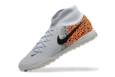 Nike Phantom Luna Elite TF High-Tops Football Shoes - Grey/Black/Leopard
