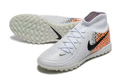 Nike Phantom Luna Elite TF High-Tops Football Shoes - Grey/Black/Leopard