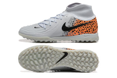 Nike Phantom Luna Elite TF High-Tops Football Shoes - Grey/Black/Leopard