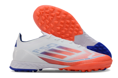Adidas F50 Pro TF Low-Tops Football Shoes - White/Red/Blue