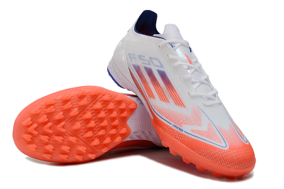 Adidas F50 Pro TF Low-Tops Football Shoes - White/Red/Blue