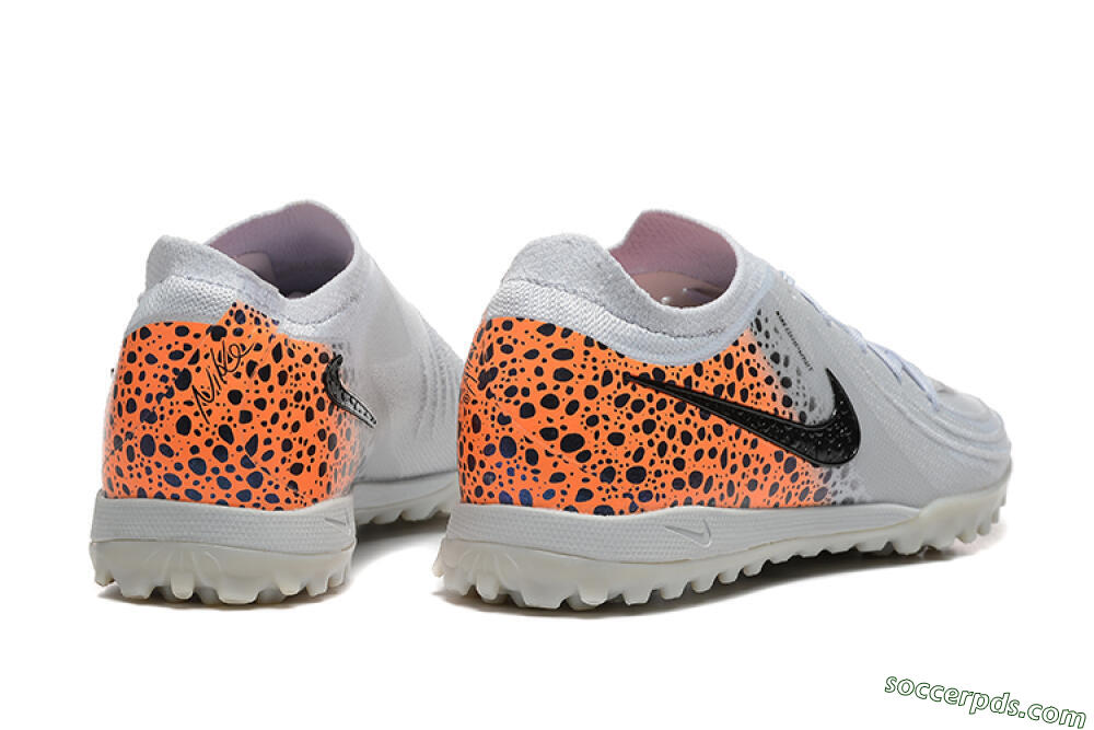 Nike Phantom GX 2 Elite TF Low-Tops Football Shoes - Grey/Black/Leopard 9