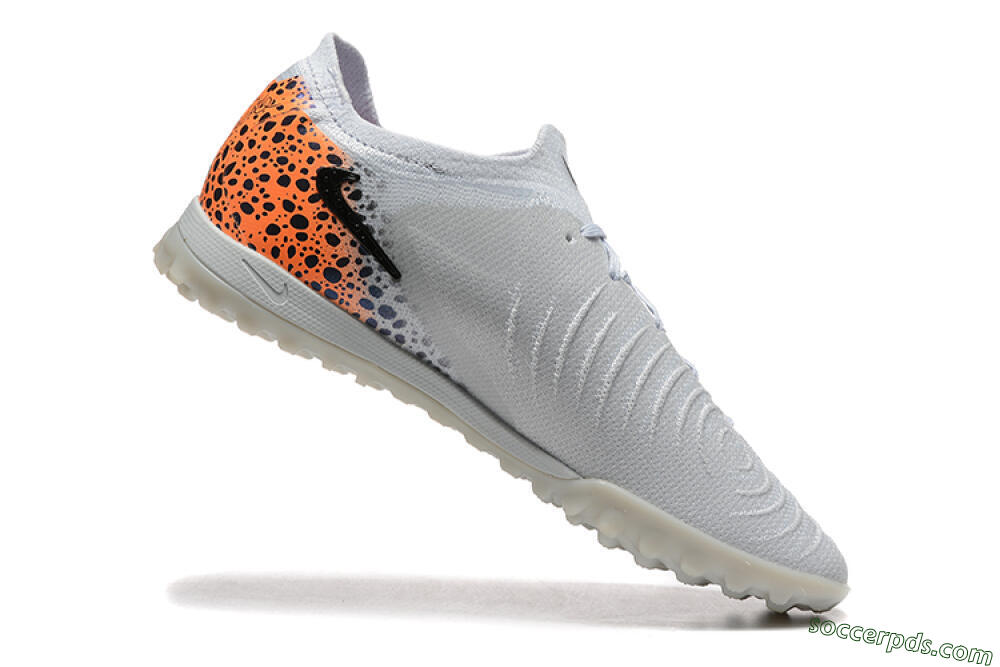 Nike Phantom GX 2 Elite TF Low-Tops Football Shoes - Grey/Black/Leopard 7